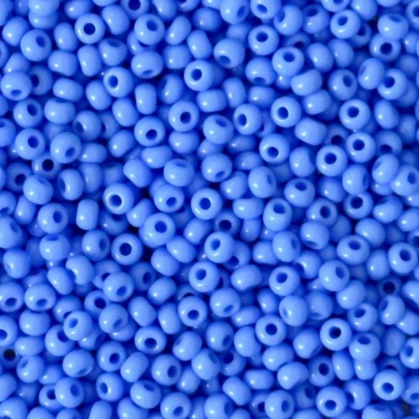 Producto - Mostacillas Checas 8/0 Celeste (15gr)