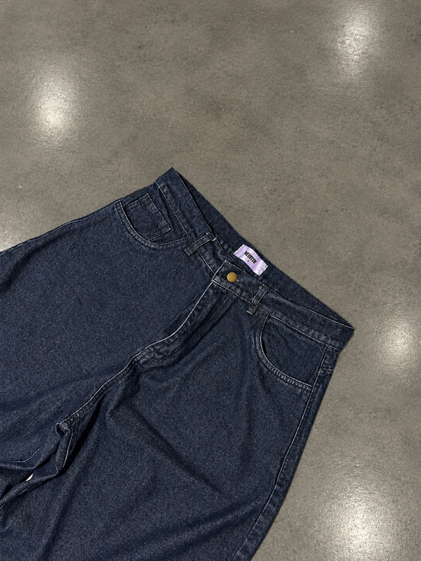 Producto - Bermuda Baggy Raw Denim azul - 1