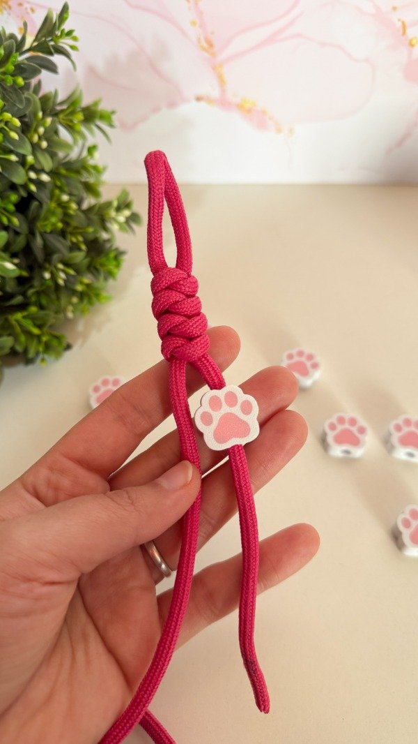 Producto - Cuenca huellita blanca con rosa vertical
