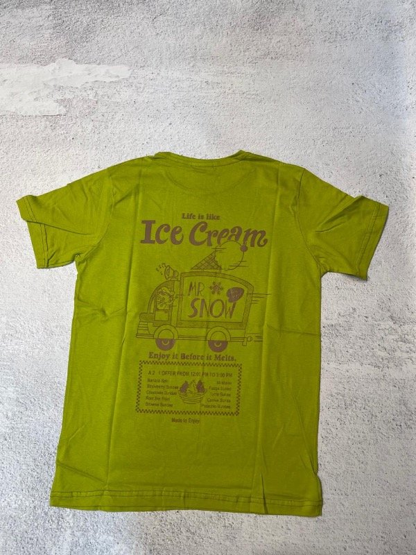 Producto - Remera Ice Cream Verde