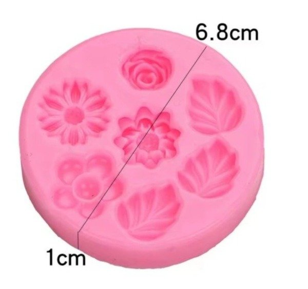 Producto - Molde florcitas y hojas