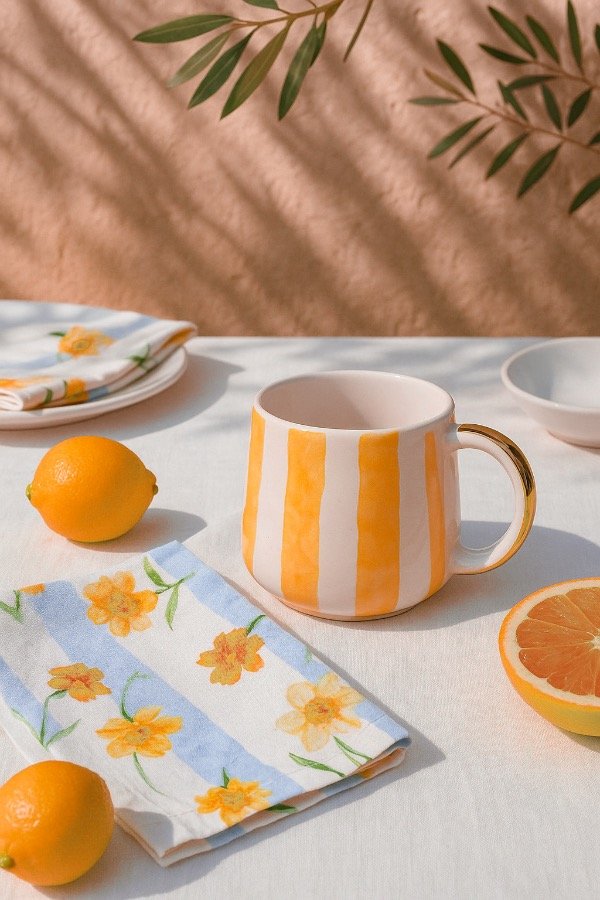 Producto - PREVENTA taza positano color mandarina 300 ml