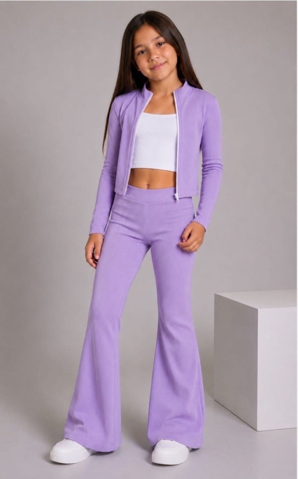 Producto - CURVA TRÍO CHANTAL (CAMPERA + TOP + PANTALÓN OXFORD)
