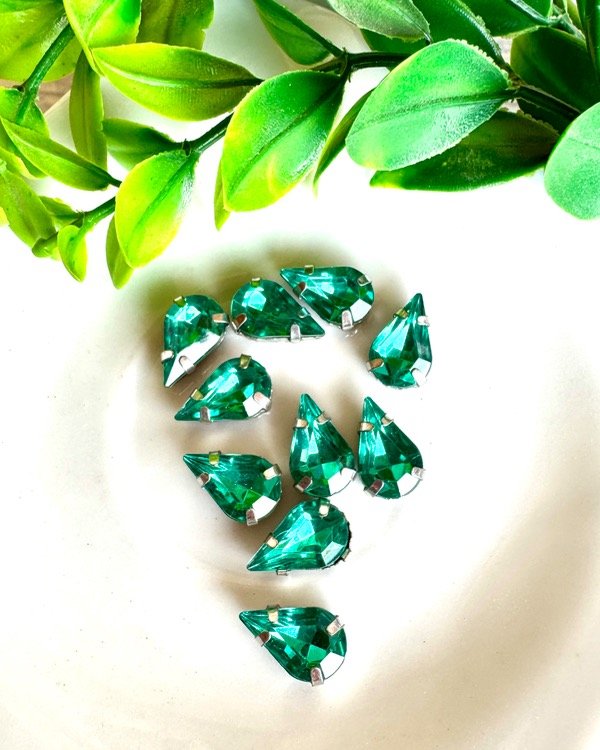 Producto - 8X13 GOTA VERDE ESMERALDA