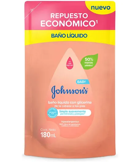Producto - Baño líquido repuesto johnsons glicerina x180