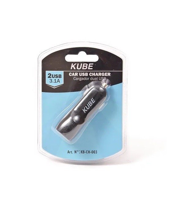 Producto - CARGADOR CELULAR KUBE CARGA RÁPIDA DOBLE USB