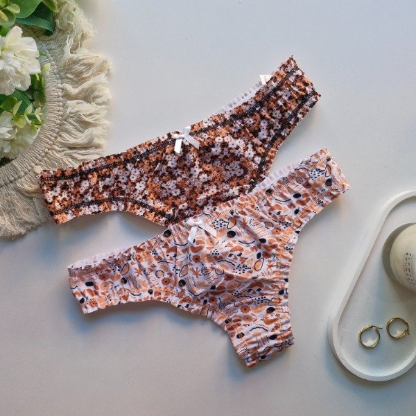 Producto - Pack frufru algodón estampado -talle L