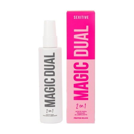 Producto - Gel Para Masajes Y Lubricante Magic Dual - Frutos Rojos 100ml