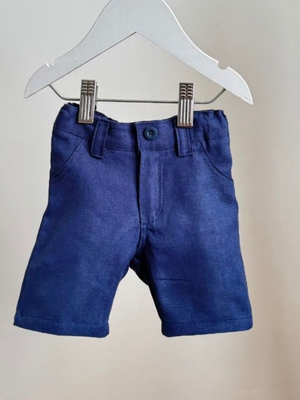 Producto - Bermuda BB Lino Azul