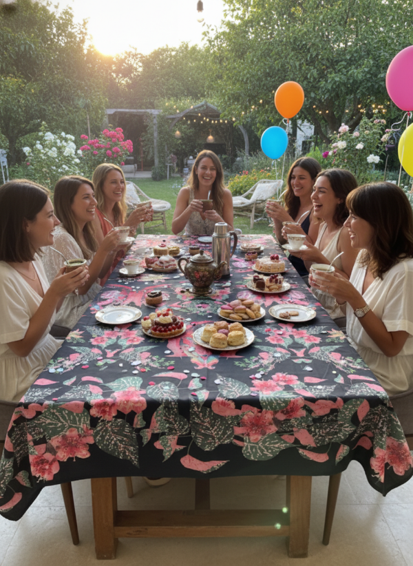 Producto - Mantel viva lora negro