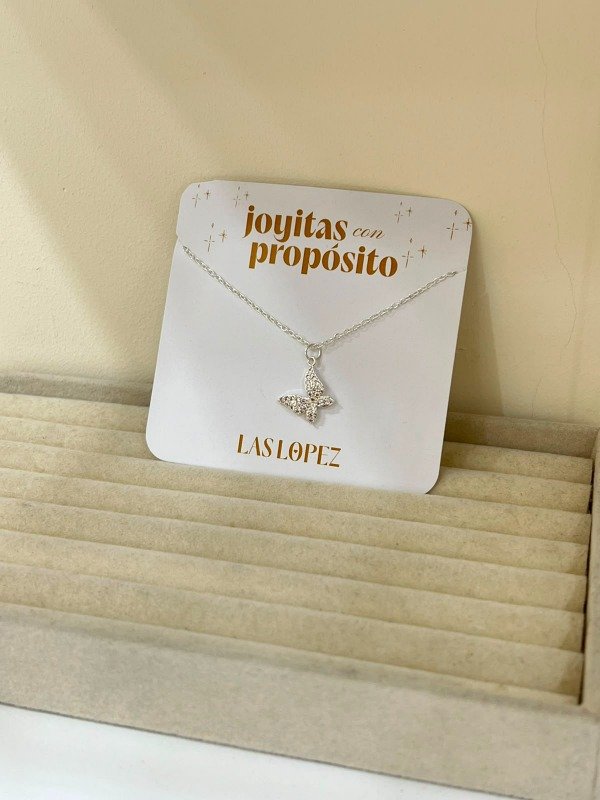 Producto - COLLAR DE MARIPOSA BRILLANTE