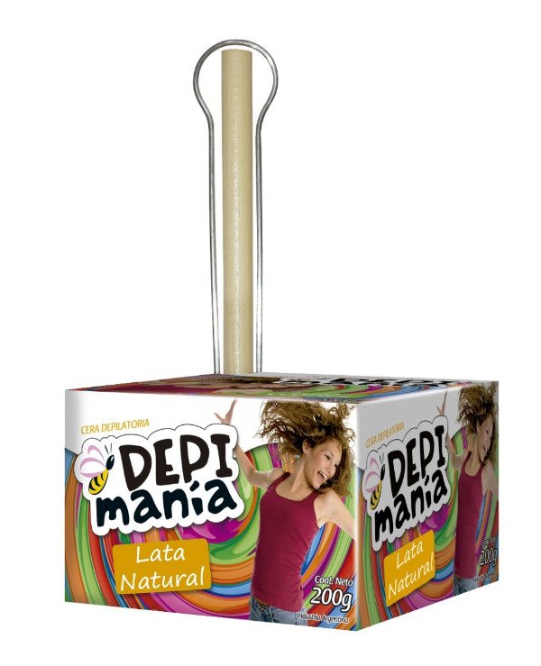 Producto - CERA NATURAL EN LATA CON ESTUCHE 200 grs - Depimania