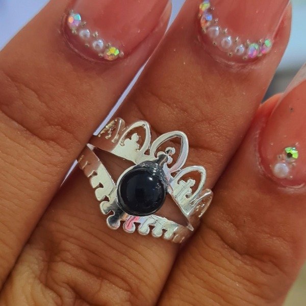 Producto - ANILLO MANDALA NEGRO OJO