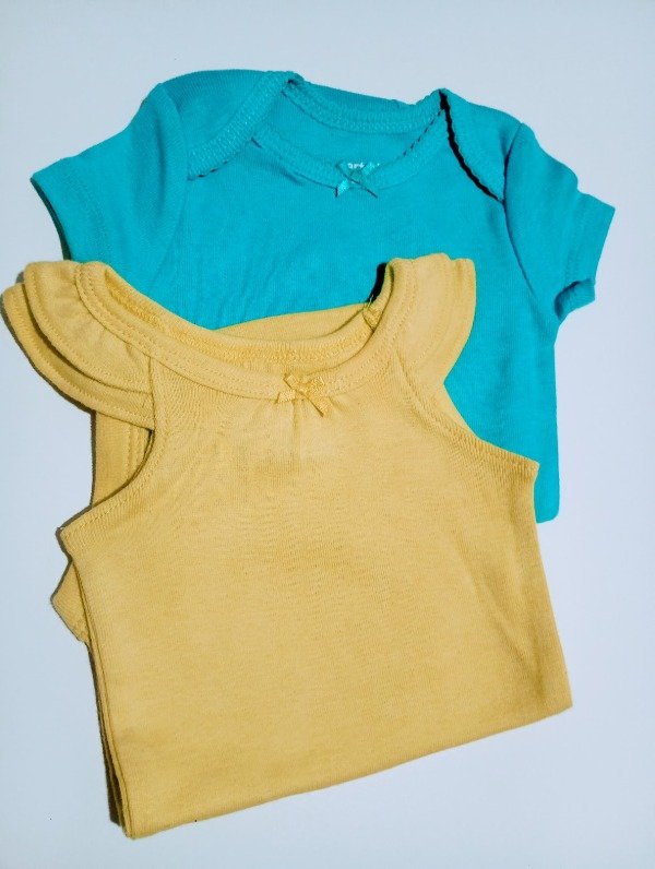 Producto - Set x 2 Bodies MC Beba con Musculosa Lima