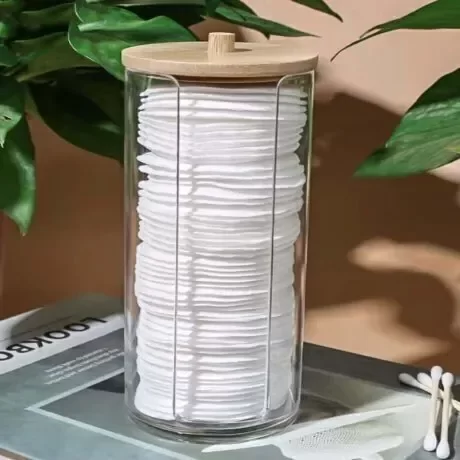 Producto - organizador acrilico para discos de algodon