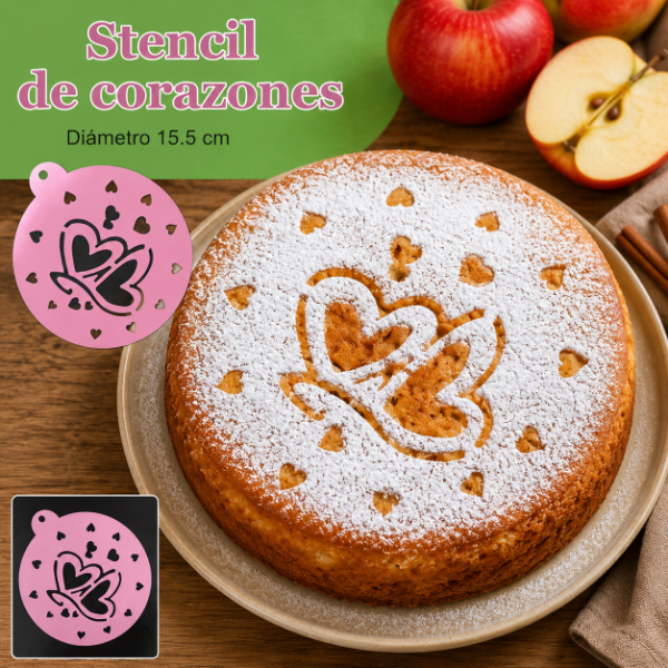 Producto - Stencil corazones