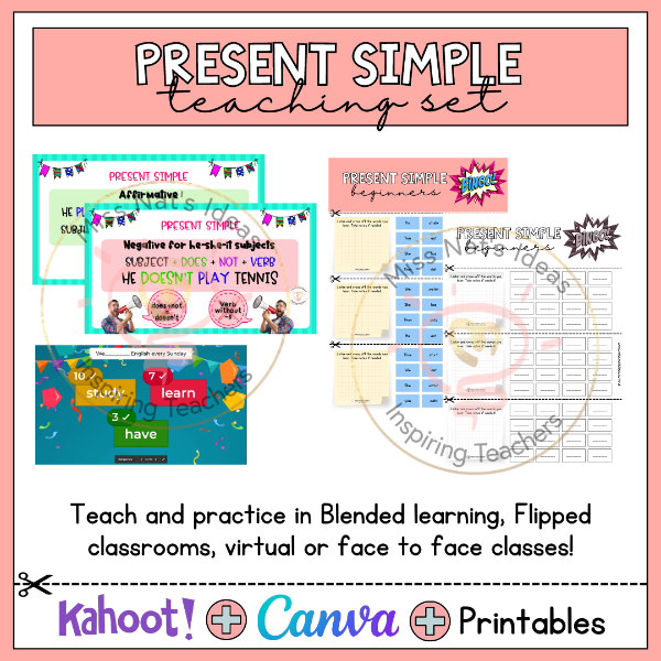 Producto - Present Simple Teaching Set