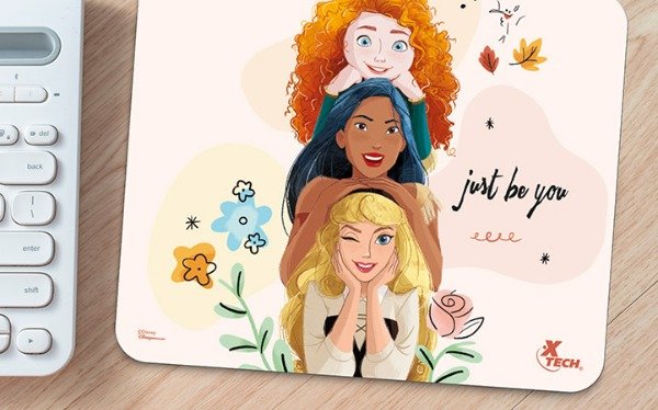 Producto - PAD MOUSE XTECH PRINCESAS