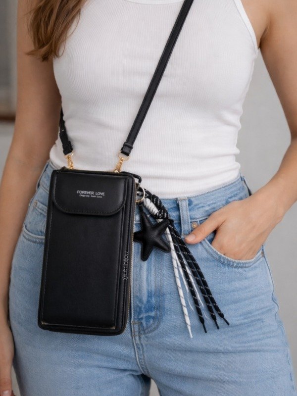 Producto - Billetera Portacelular (negra)