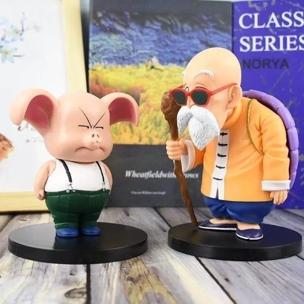 Producto - Figuras Oolong y Roshi - Dragon Ball (14-11cm)