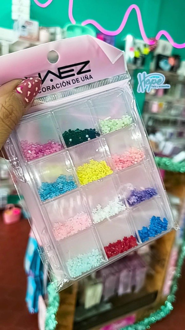 Producto - DECO NAEZ FLOR SAKURA VARIOS COLORES X12