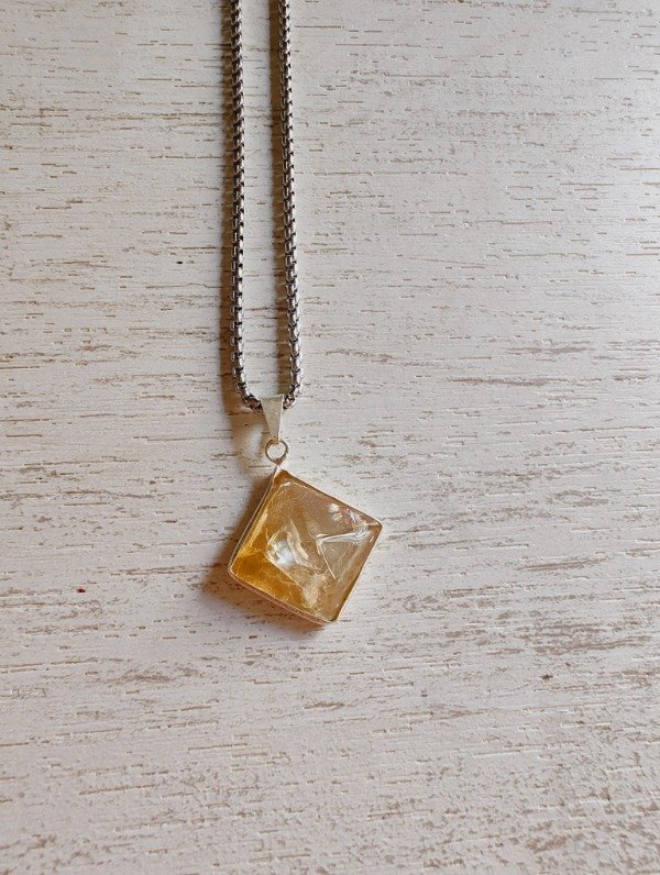 Producto - Collar vórtice de luz en Citrino