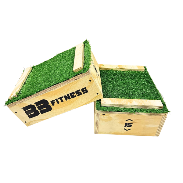 Producto - Step Madera Apilable Par 15cm c/Césped