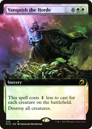Producto - Vanquish the Horde (Extended Art Foil)