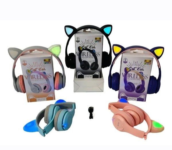 Producto - Auriculares Gatito P47 Vincha - 0