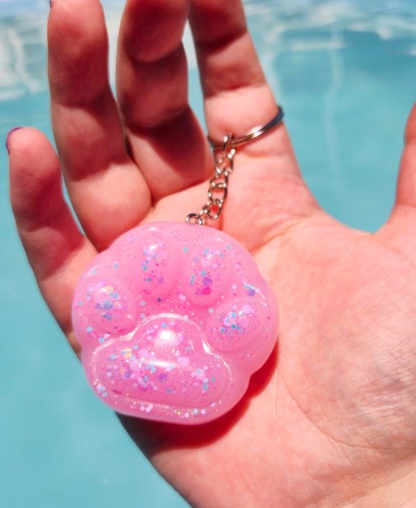 Producto - Llavero Patita - Rosa