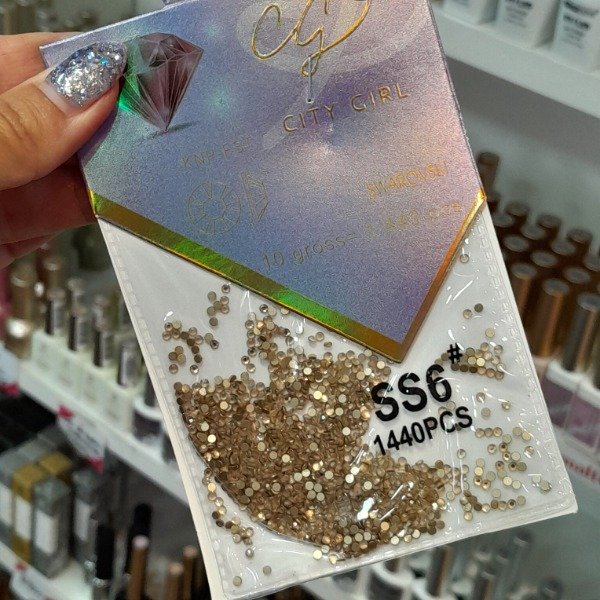 Producto - Strass 164 dorado SS6