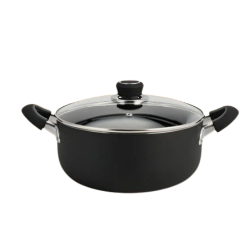 Producto - CACEROLA HUDSON TAPA DE VIDRIO ANTIHADERENTE Núm 24 / CODIGO H3