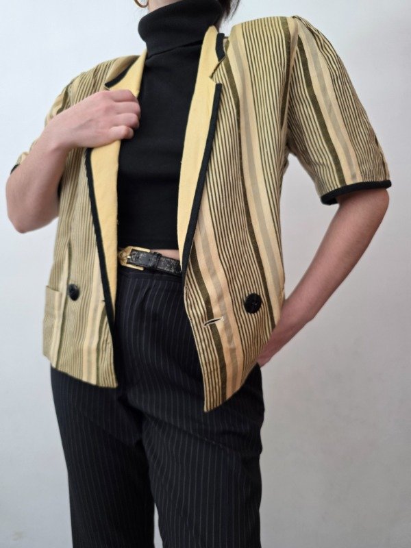 Blazer a rayas amarillo — imagen 6