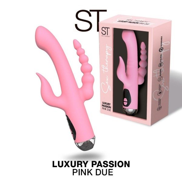 Producto - Triple estimulador LUXURY PASSION PINK DUE - LY286A01-1765C