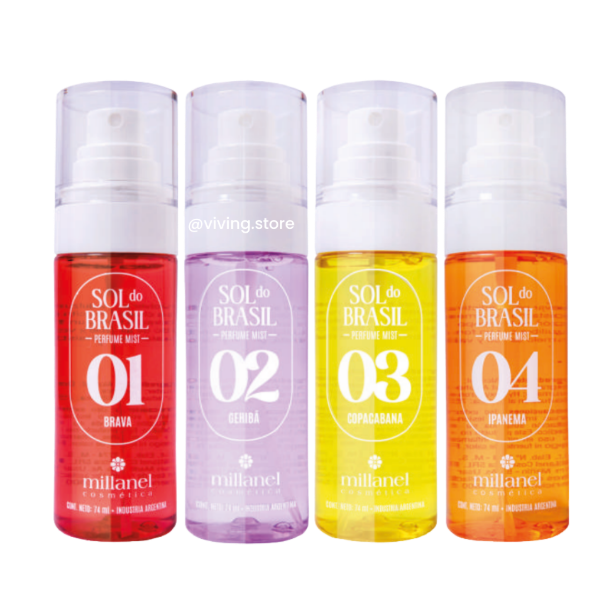 Producto - Combo 4 Sol do Brasil Body Mist dupe Sol de Janeiro