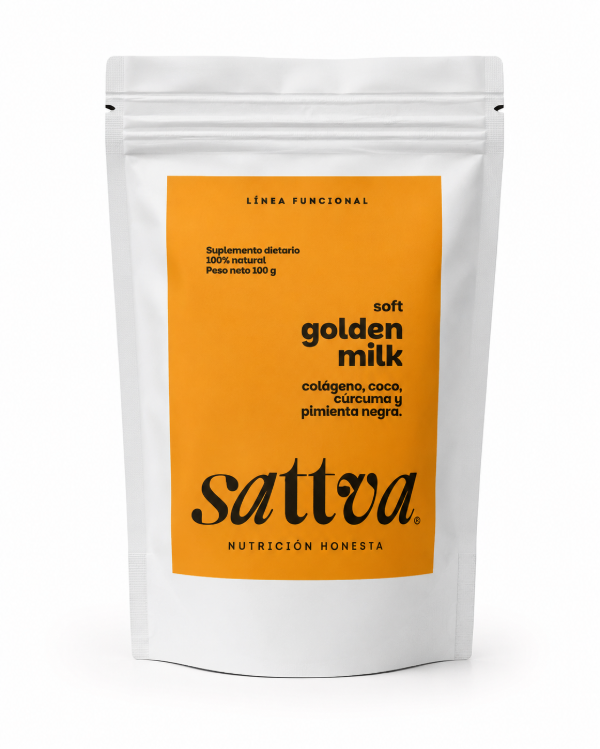 Producto - Golden Milk - Colágeno Natural con Cúrcuma, Coco y Pimienta Negra - 100 g