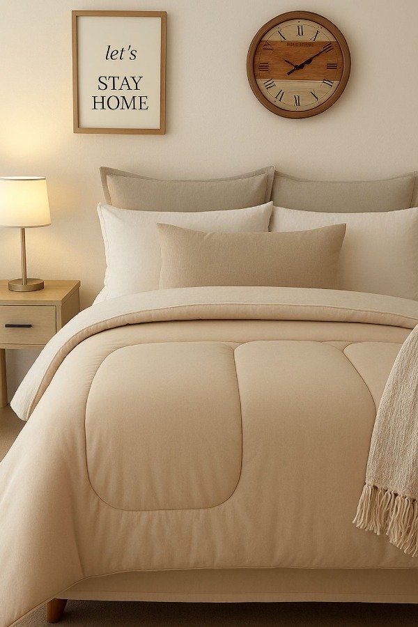 Producto - Acolchado reversible Eco - Beige