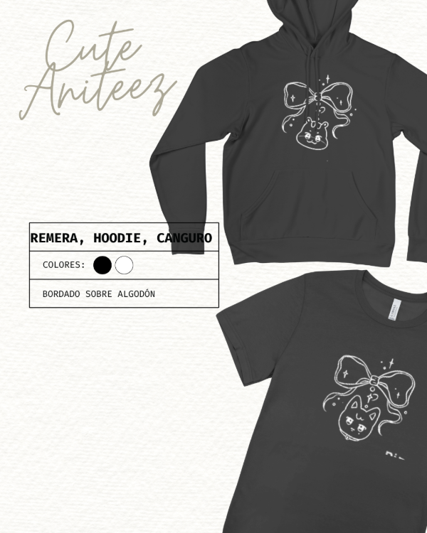 Producto - Cute Aniteez [Remera/Canguro/Hoodie]
