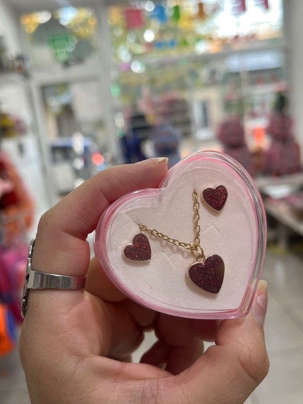 Producto - Set aritos + cadenita