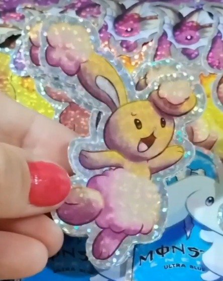 Producto - Sticker vinilo holo Buneary shiny