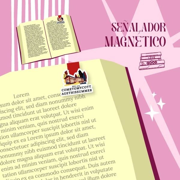 Producto - Señalador Magnético - will you come to my cottage this summer - Heated Rivalry