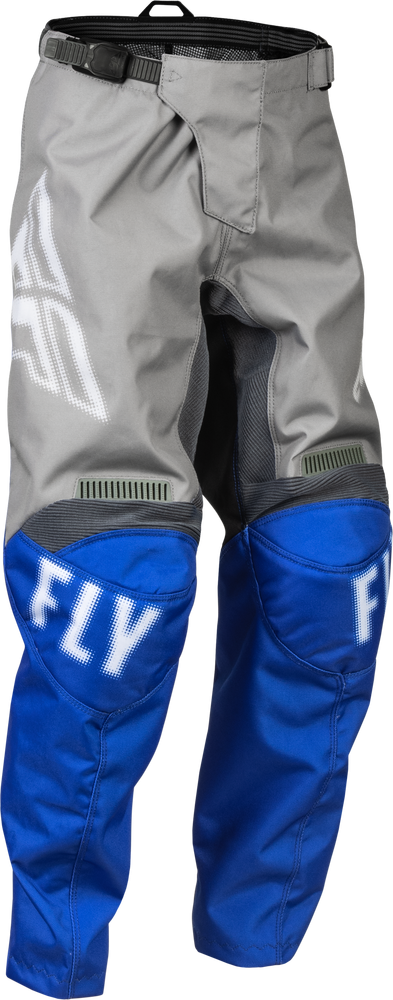 Producto - PANTALÓN FLY RACING NIÑO F-16 GRIS/AZUL