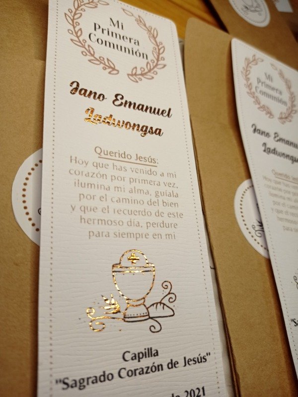 Producto - Tarjeta para comunión con sobre