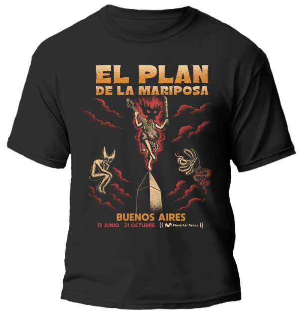 Producto - Remera El plan de la Mariposa Buenos Aires 2026 Fechas