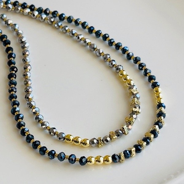 Producto - Collar Aesthetic Cristal plata