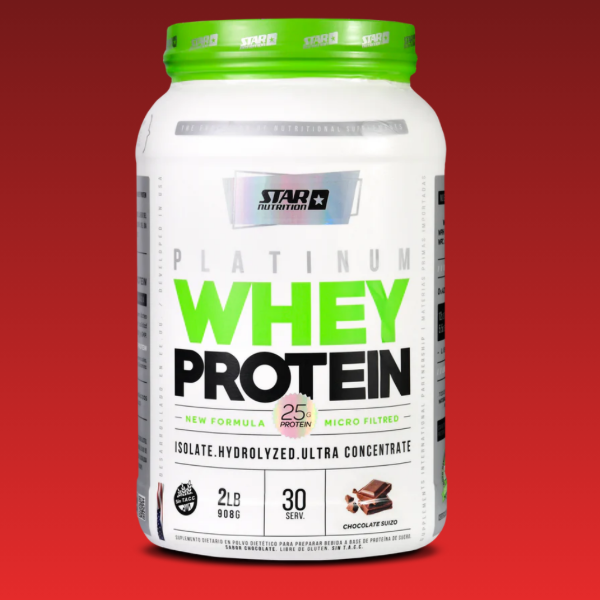 Producto - Platinum Whey Protein 2lb STAR NUTRITION