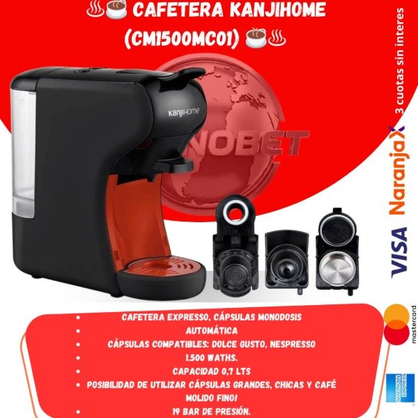 Producto - CAFETERA KANJIHOME-CM1500MC01