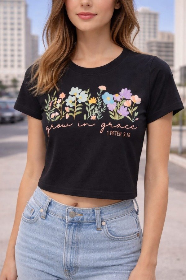 Producto - Baby tee flores