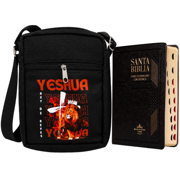 Producto - KIT PAPÁ 11: 1 BIBLIA RVR 1960 (769) + BOLSO MINI BAG CON CORREA (X1 SET)