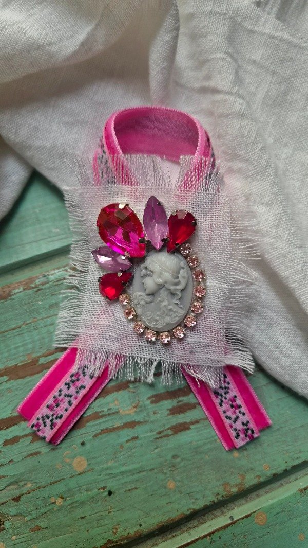 Producto - Prendedor Lazo Rosa Vida - 1